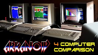 Running Arkanoid on 4 Computers At Once: C64, Amiga, Atari ST, IBM PC