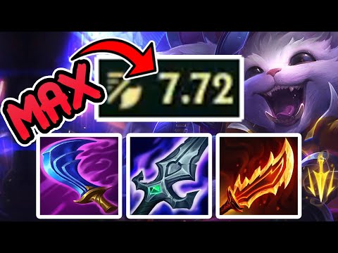 MAX ATTACK SPEED ON HIT GNAR IS OP?!? 6-7 AUTOS/SECOND!!! Season 11 Gnar URF Gameplay & Highlights!