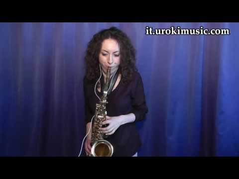 Lezioni di Sassofono Mark Ronson and Bruno Mars Uptown Funk - Cover Melodia Tutorial Spartito