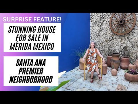 Luxuriöse VILLA ROSA zum Verkauf in Méridas bester Gegend, Mexiko.