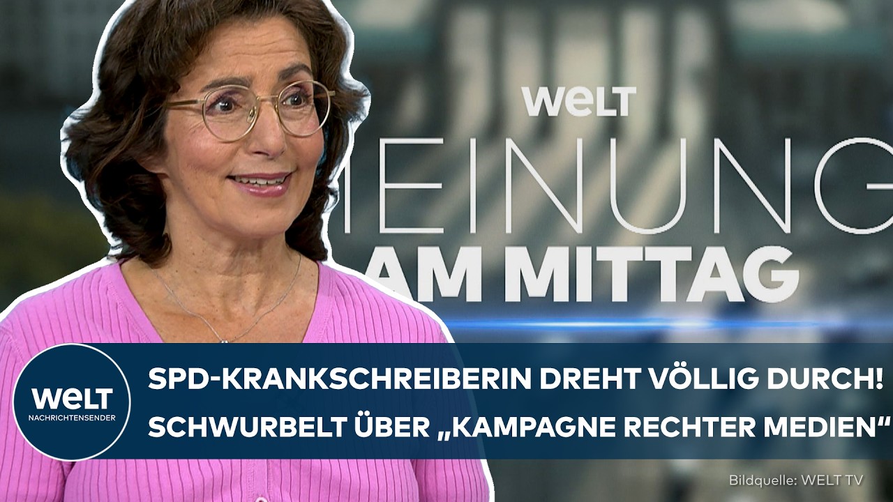 BERLIN: SPD-Krankschreiberin dreht völlig durch! Schwurbelt über „Kampagne rechter Medien“ | Meinung