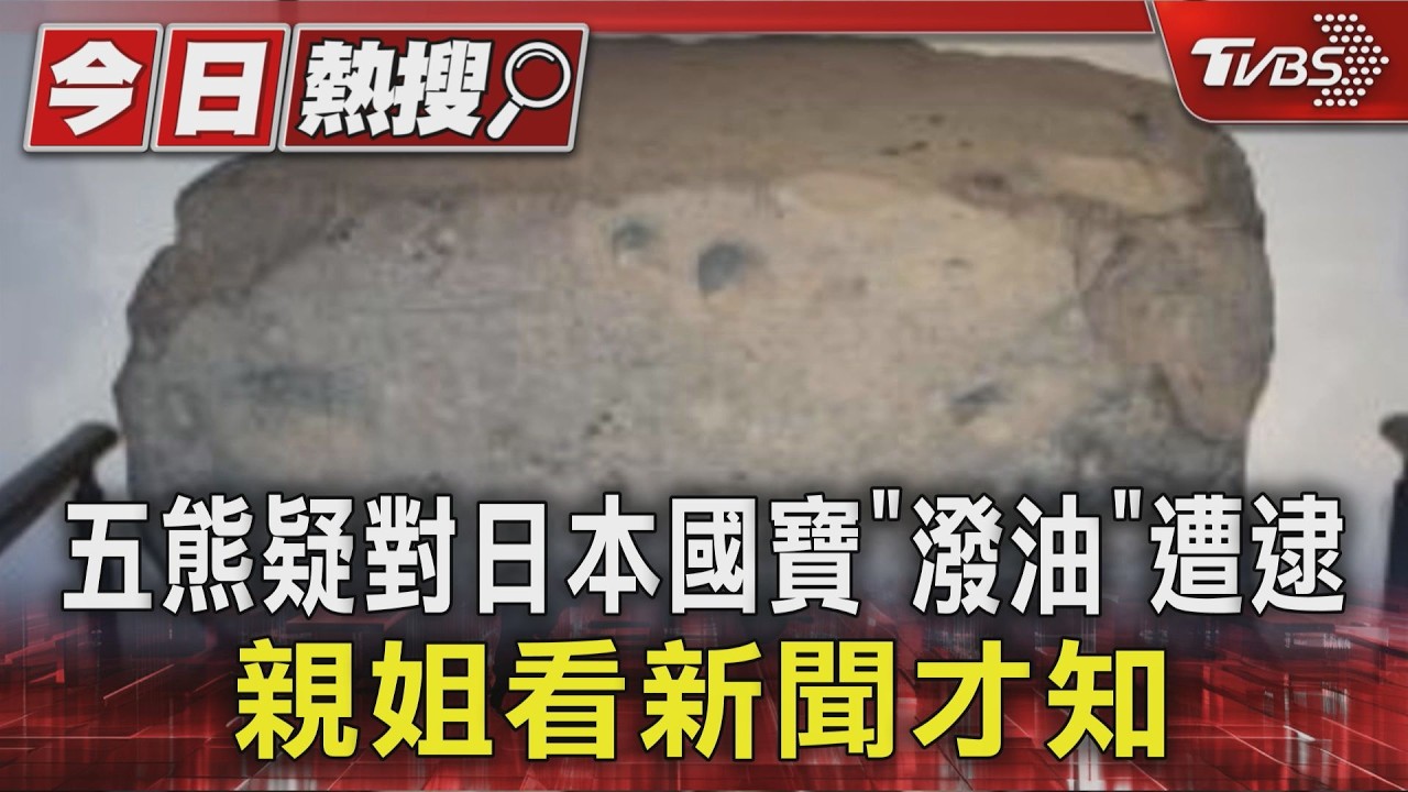 五熊疑對日本國寶「潑油」遭逮 親姐看新聞才知|TVBS新聞 @TVBSNEWS01