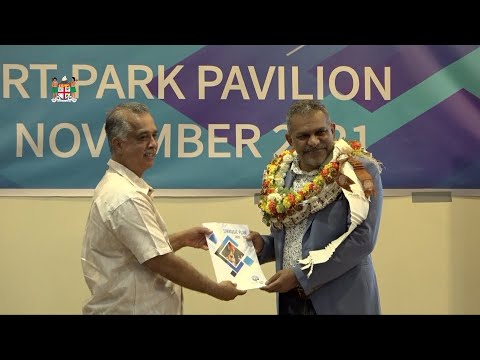 Fijian Minister for Commerce officiates at the REALB Launch of Website, Strategic Plan and Branding