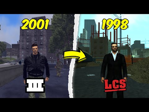 GTA LCS is DIFFERENT than III - Map Comparison