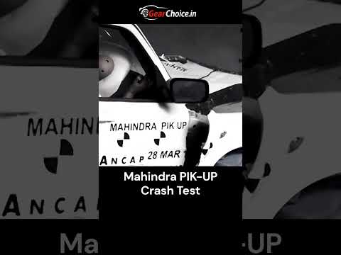 Pickup vs Crash Test ? | Mahindra Pik Up