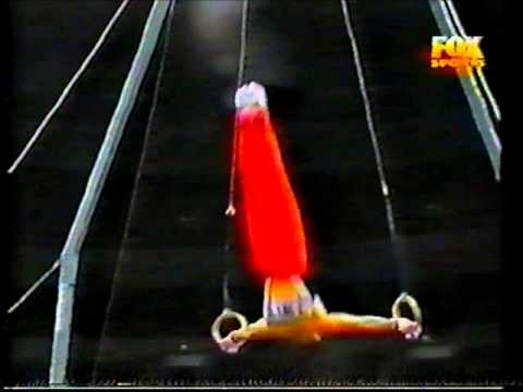 Sven KWIATKOWSKI (GER) rings - 2000 Qantas international gymnastics challenge