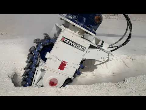 Fraise  de tranchée à chaîne pour l'alliée des canalisateurs - EK_1