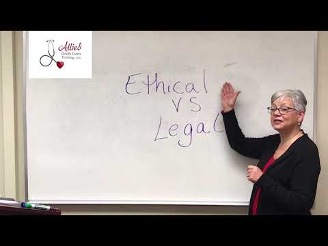CMA Ethical vs Legal