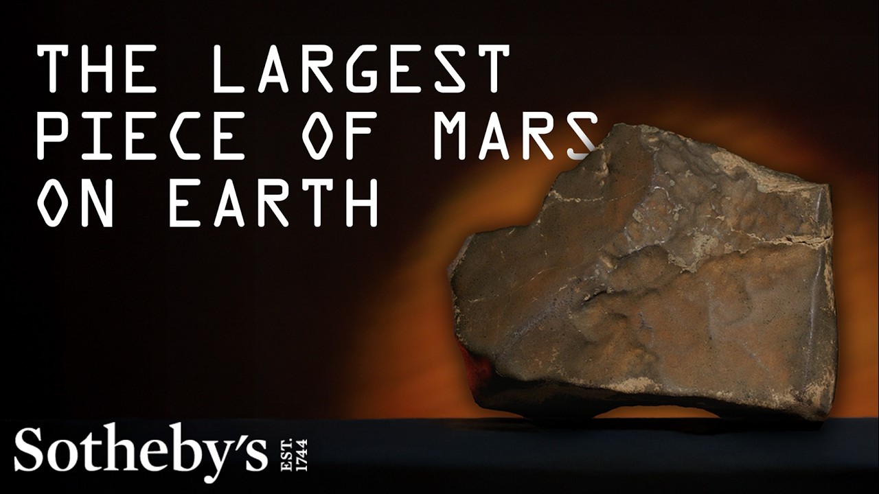 A 54 pound Martian metstone just landed at Sotheby's, how did you get here? -YouTube