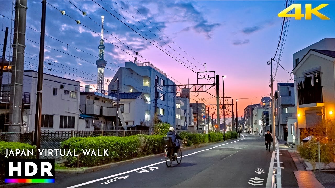 Nishi-ojima Walk in Koto-ku Tokyo, Japan | Early spring 2026 • 4K HDR