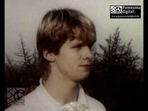 Interview als Nationalspieler: Karsten Neitzel im Oktober 1986