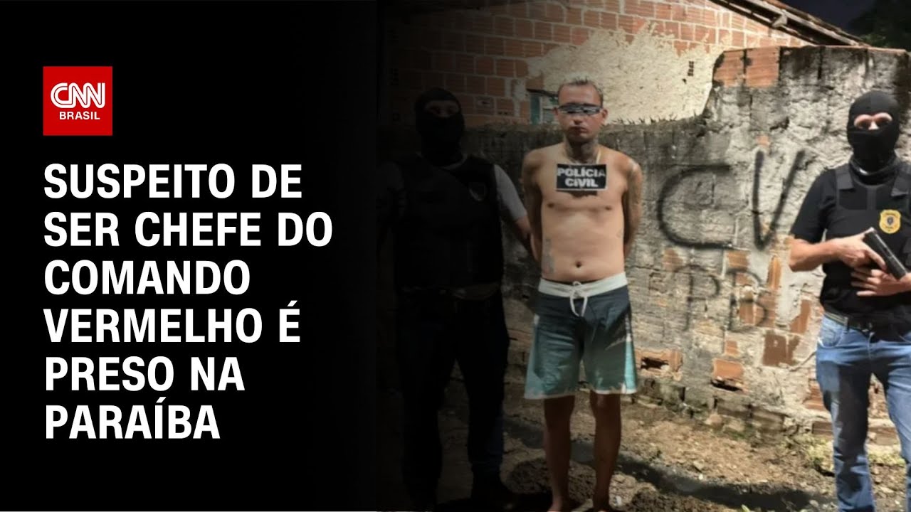 Suspeito de ser chefe do Comando Vermelho é preso na Paraíba | CNN NOVO DIA