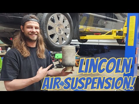 Lincoln Town Car Full Air Suspension System Replacement! (Bags, Solenoids, and Compressor)