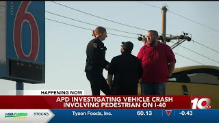 VIDEO: 1 with life-threatening injuries after hit by vehicle on I-40 in Amarillo