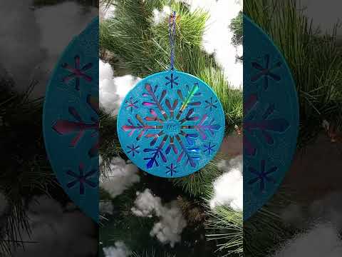 Прикраса для диску «Зимова прикраса (Winter Decoration)» 12 см 3D-друк - фото 1 - id-p2831352000