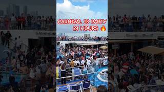 A CARNIVAL CRUISE IS PARTY 24 HOURS 🔥