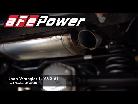 aFe POWER Jeep JL (V6-3.6L) MACH Force-Xp Axle-back exhaust