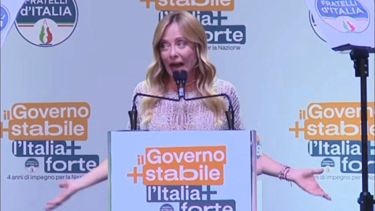 🔴 GIORGIA MELONI ARRIVA A BARI: "LA STABILITÀ DA SOLA NON BASTA, SERVE IL GIUDIZIO DEGLI ITALIANI"