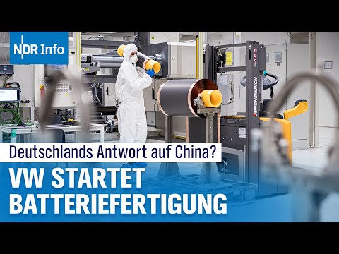 Neue VW-Batteriezellfabrik beginnt Produktion in Salzgitter | NDR Info