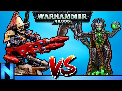 Craftworld Eldar VS Necrons - 40k Battle Report
