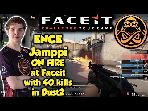 ENCE Jamppi ON FIRE at Faceit with 40 kills in Dust2