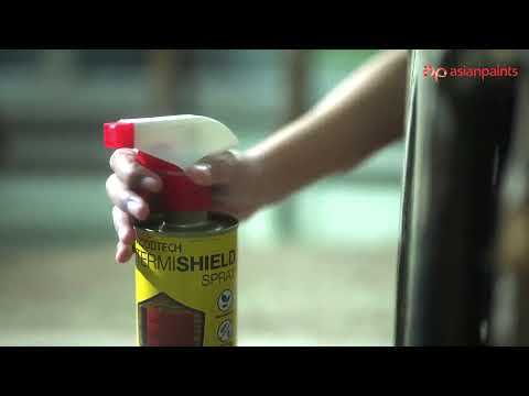 Asian paints woodtech termishield spray, packaging type: bot...