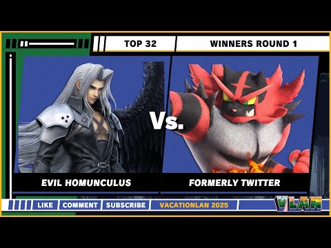 VacationLAN 2025 - Top 32 WR1 - Evil Homunculus (Sephiroth) VS Formerly Twitter (Incineroar) - SSBU