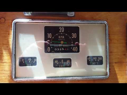 GB36 Grand Banks port diesel wet exhaust