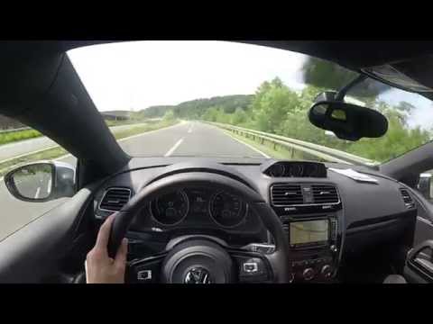 Volkswagen Scirocco R 2014 POV Driving on board