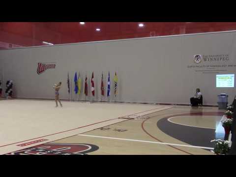 Izabella Helbin Junior Rope 2016 CDN Championships RG Comp B