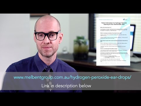Hydrogen Peroxide Ear Drops - Cleaning Ear Infections...