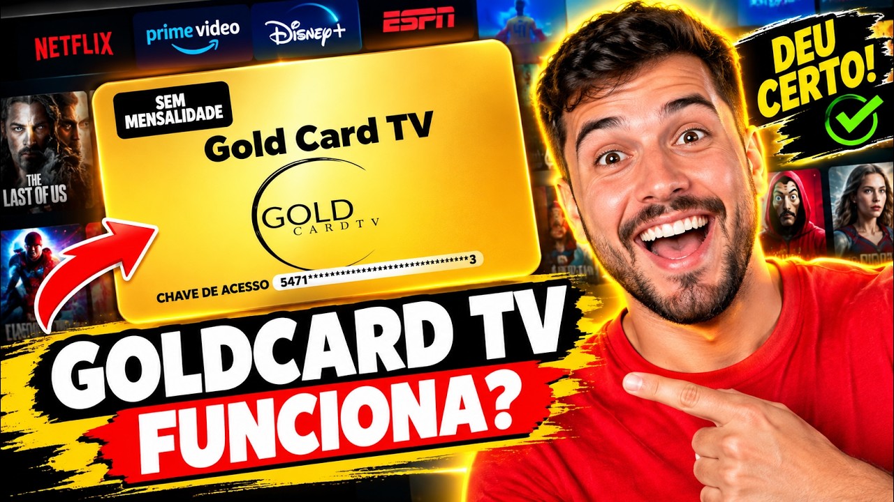 🔥 GOLDCARD TV FUNCIONA? GOLDCARD TV É BOM? testei ao vivo