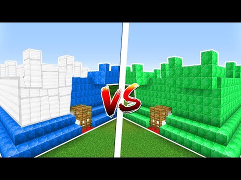 DEMİR KALE VS ZÜMRÜT KALE! - Minecraft KALE SAVAŞLARI