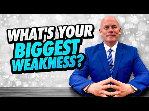 WHAT’S YOUR BIGGEST WEAKNESS? (11 GOOD WEAKNESSES To Use In A JOB INTERVIEW!)