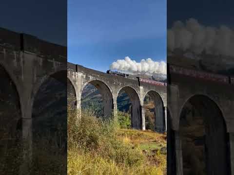 Harry Potter Train(The Jacobite Train) on Harry Potter Bridge Scotland | Sidhant Nanda in UK