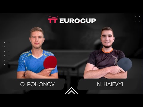 17:35 Oleksandr Pohonov  - Nazarii Haievyi 21.07.2024 TT Euro.Cup Ukraine MASTER. TABLE 4
