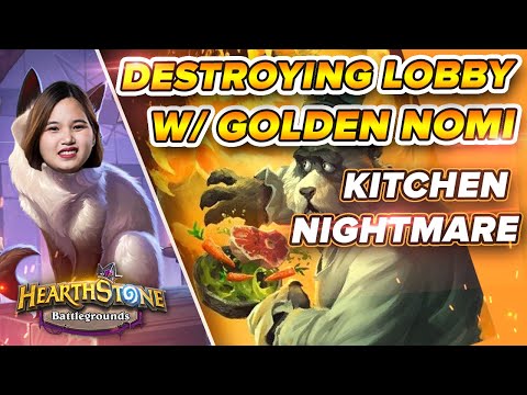 MS. BIGGLES DESTROYING LOBBY WITH GOLDEN NOMI - Hearthstone Battlegrounds