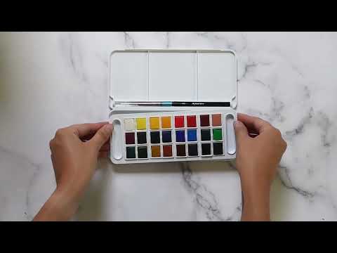 Our Aquafine Travel Set - the ideal watercolour travel partner