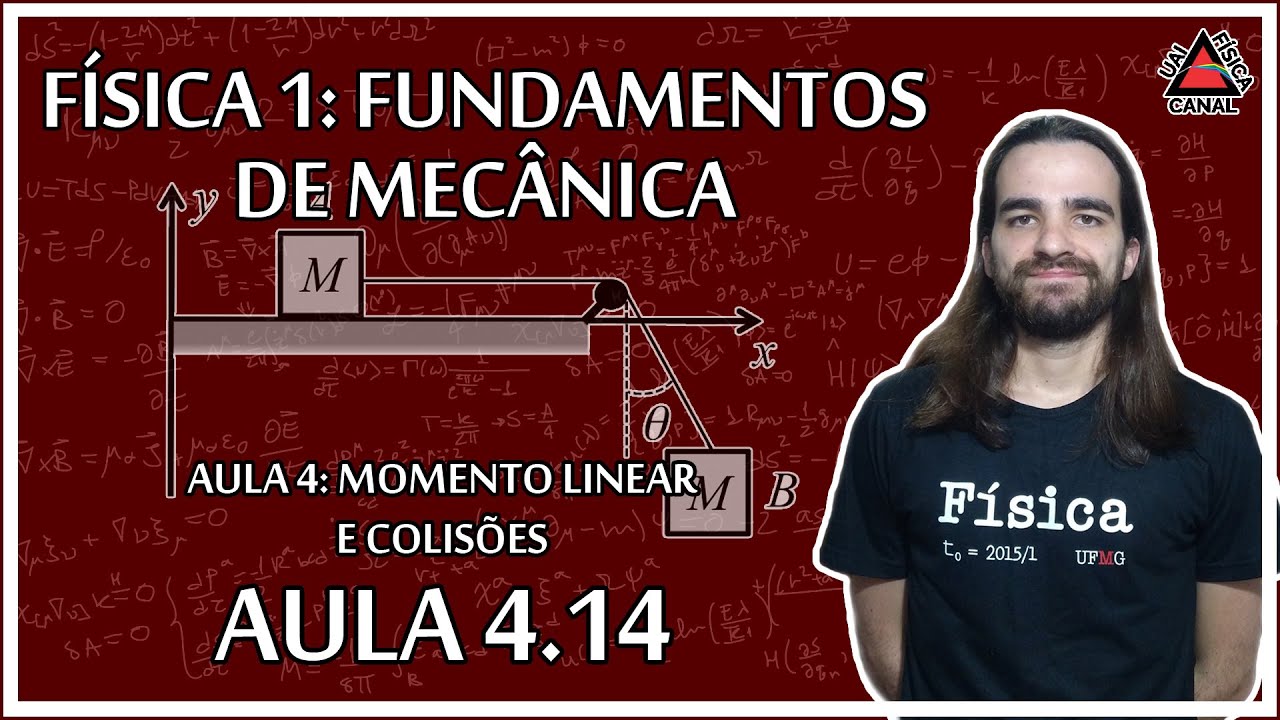 Física 1 - Colisões unidimensionais elásticas - Aula 4.14
