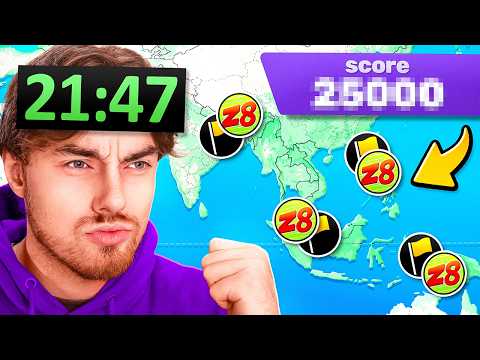 I Attempted to get a PERFECT 25,000 Score on Geoguessr