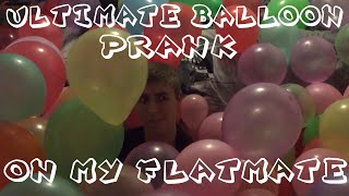 Ultimate Balloon Prank On My Flatmate | ChrisDoesStuff