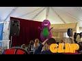 Barney Makes An Appearance At The Edaville Fun Festival CLIP SUBSCRIBE