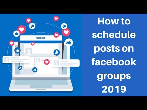 How to schedule posts on facebook groups 2019