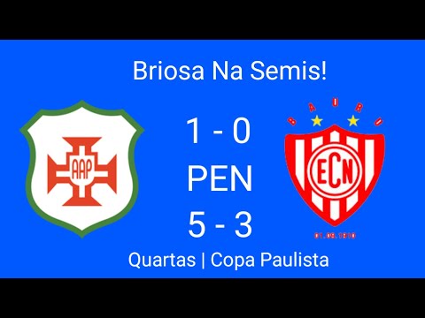 Portuguesa Santista (5) 1x0 (3) Noroeste | Copa Paulista 2023 | Quartas De Final | AGG (1x1)