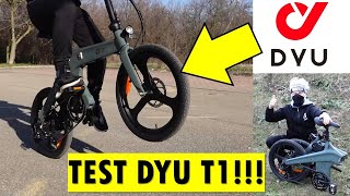 DYU T1 bici elettrica pieghevole e bike a pedalata assistita e-bike recensione test autonomia prezzo
