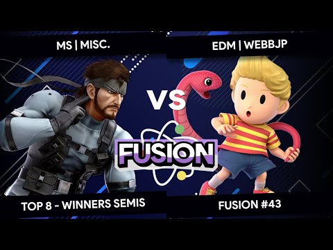 Fusion #43 - Misc. (Snake) vs WebbJP (Lucas) - Top 8 - Winners Semis