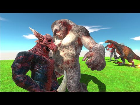 Goro The Giant VS Lava Golem Fight - Loppa