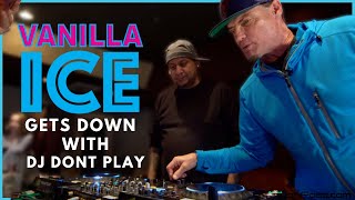 Vanilla Ice and DJ Don&#39;t Play in the studio