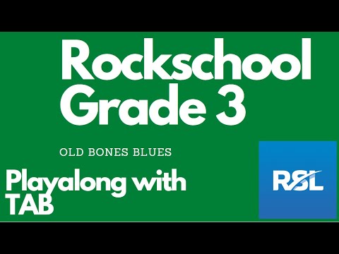 Rockschool Grade 3 Old Bones Blues Playthrough