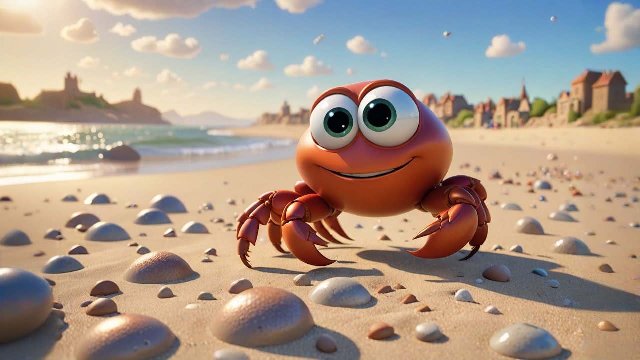 The Curious Crab’s Sandy Search 🦀🏖️ | Fun Kids Story | Preschool Adventure